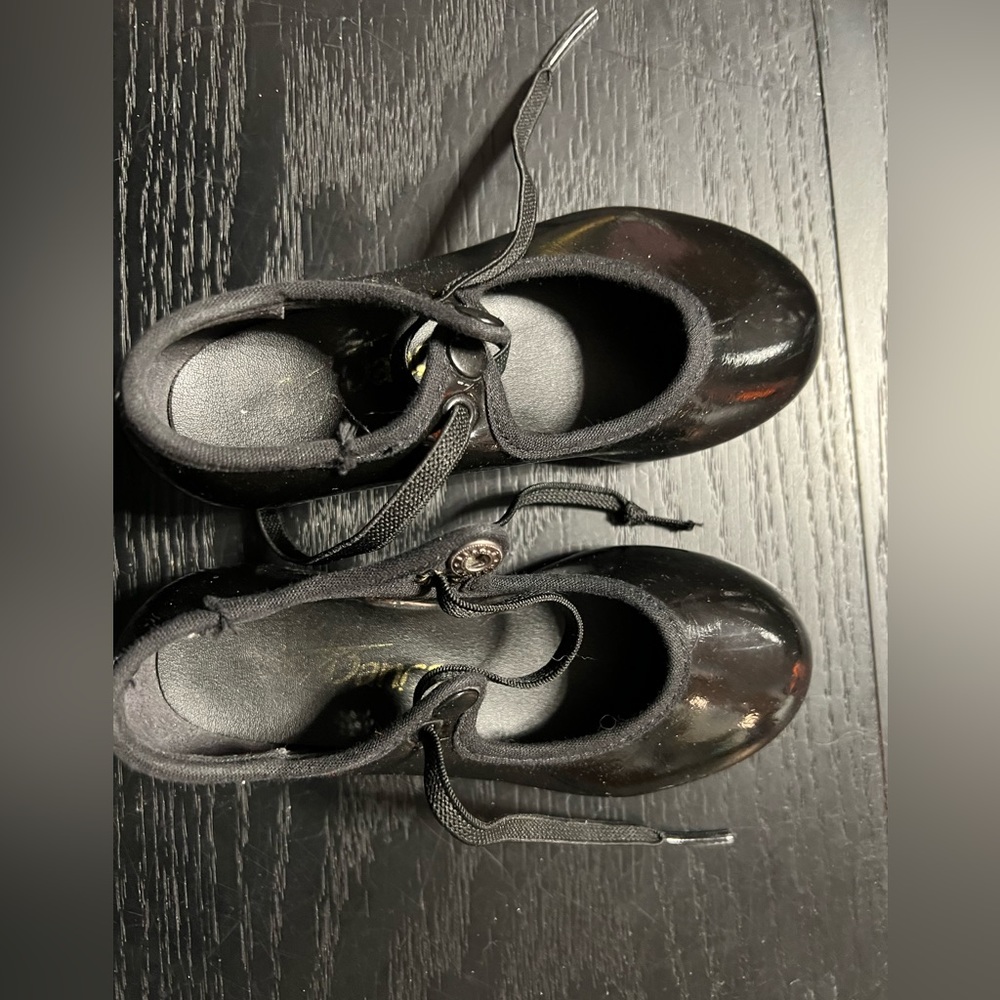 Tap Dancing Shoes Girls 3T to 4T Black